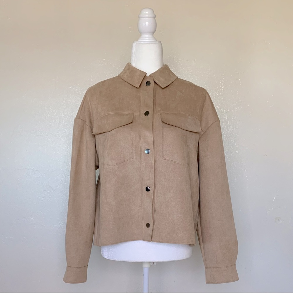 TRUTH by Republic Suede Shirt Jacket